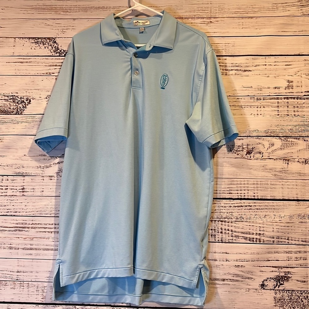 Peter Millar Summer Comfort Golf Shirt Size L‎
